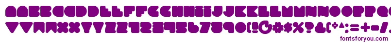 Smoothtasticness-Schriftart – Violette Schriften auf weißem Hintergrund