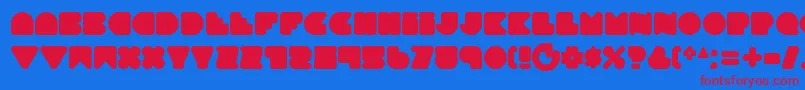 More about Smoothtasticness Font Smoothtasticness Font – Red Fonts on Blue Background