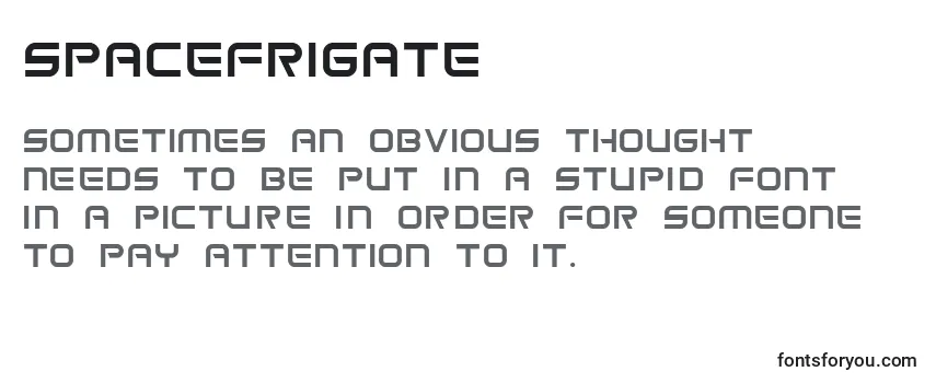 SpaceFrigate Font
