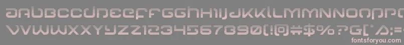 Gunrunnergrad Font – Pink Fonts on Gray Background