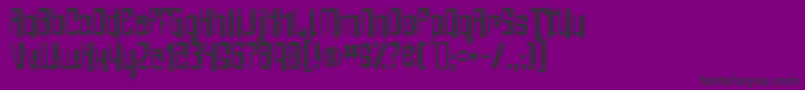 Шрифт AngiePierced – чёрные шрифты на фиолетовом фоне