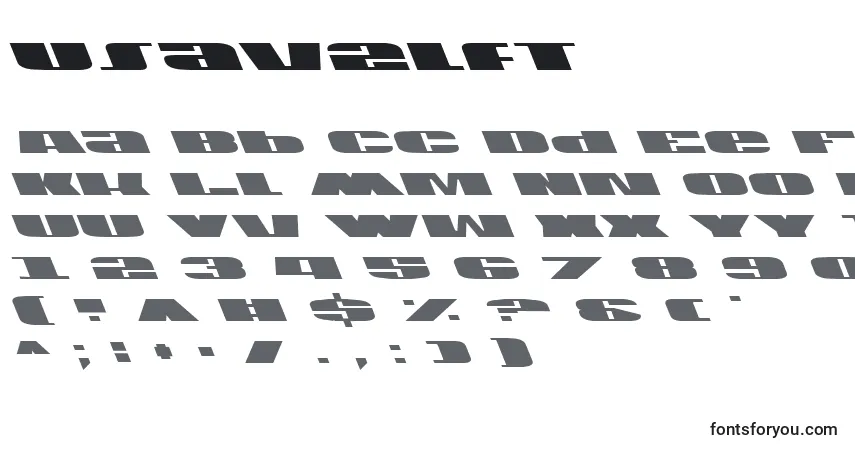 Шрифт Usav2lft – алфавит, цифры, специальные символы