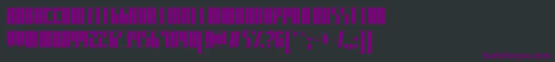 ExpatriatePromo Font – Purple Fonts on Black Background