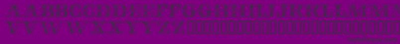 Fontanes Font – Black Fonts on Purple Background