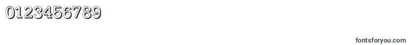 TypewritershRegular Font – Fonts for Numbers and Digits