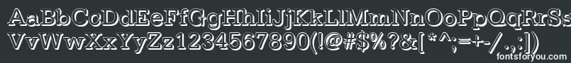 TypewritershRegular Font – White Fonts