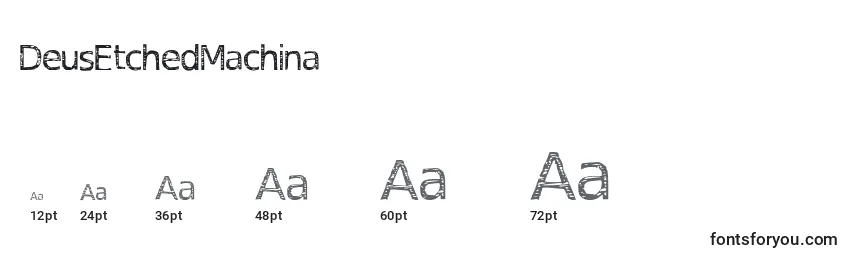 DeusEtchedMachina Font Sizes