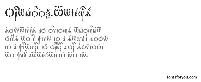 Schriftart Orthodox.TtIeucs8