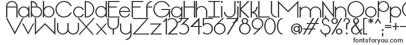 OriginBold-fontti – Kirjainfontit