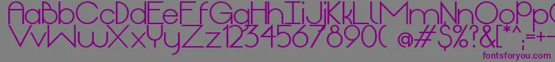 OriginBold Font – Purple Fonts on Gray Background