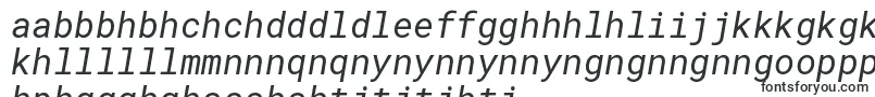 RobotomonoItalic Font – Sotho Fonts