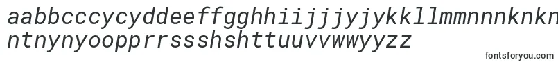 RobotomonoItalic Font – Kinyarwanda Fonts