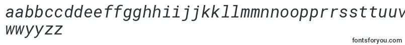 RobotomonoItalic Font – Swahili Fonts