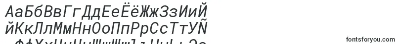 Шрифт RobotomonoItalic – русские шрифты