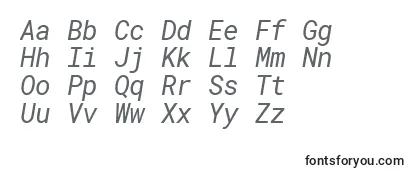 RobotomonoItalic Font