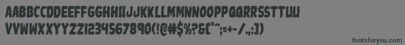 Johnnytorchcond Font – Black Fonts on Gray Background