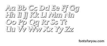 QuadratshadowItalic-fontti