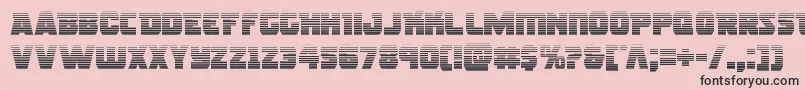 Rogueherograd Font – Black Fonts on Pink Background