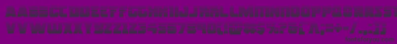 Rogueherograd Font – Black Fonts on Purple Background