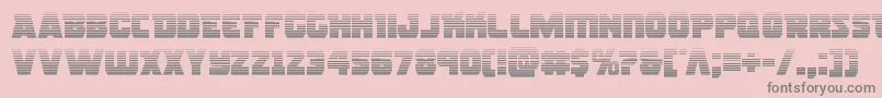 Rogueherograd Font – Gray Fonts on Pink Background