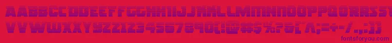 Rogueherograd Font – Purple Fonts on Red Background