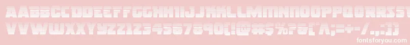 Rogueherograd Font – White Fonts on Pink Background