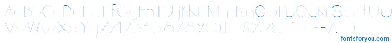 LineStyleUltralight Font – Blue Fonts