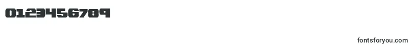 BummerCondensed Font – Fonts for Numbers and Digits