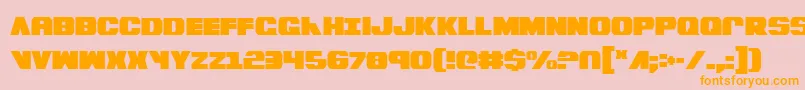 Подробнее о шрифте BummerCondensed Шрифт BummerCondensed – оранжевые шрифты на розовом фоне