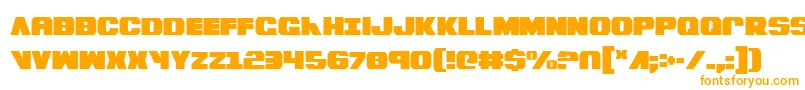 Шрифт BummerCondensed – оранжевые шрифты