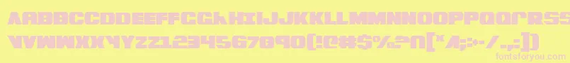 Подробнее о шрифте BummerCondensed Шрифт BummerCondensed – розовые шрифты на жёлтом фоне