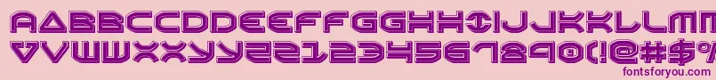 More about Oberonenbevel Font Oberonenbevel Font – Purple Fonts on Pink Background