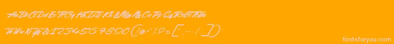 fuente RockingSeason – Fuentes Rosadas Sobre Fondo Naranja