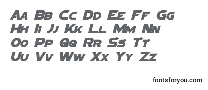 SigmaFiveBoldItalic-fontti