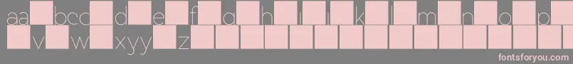 DuaseLightdisplay Font – Pink Fonts on Gray Background