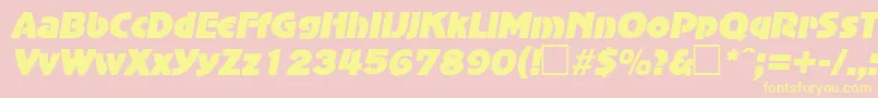 Подробнее о шрифте AdvertisersgothicItalic Шрифт AdvertisersgothicItalic – жёлтые шрифты на розовом фоне