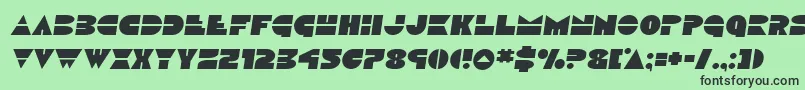 Discoducksemital Font – Black Fonts on Green Background