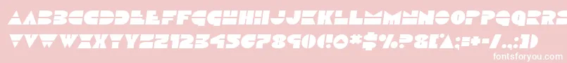 Discoducksemital Font – White Fonts on Pink Background