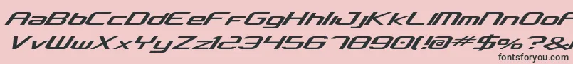 Concv2 Font – Black Fonts on Pink Background
