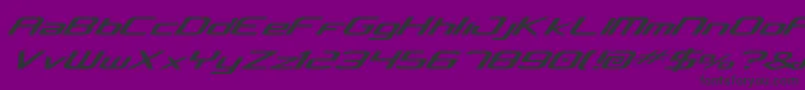 Concv2 Font – Black Fonts on Purple Background