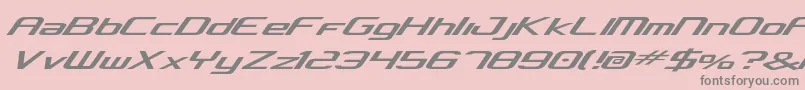 Concv2 Font – Gray Fonts on Pink Background
