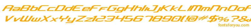 Concv2 Font – Orange Fonts on White Background