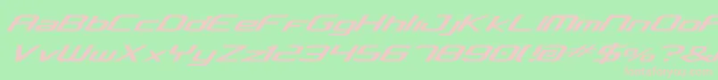 Concv2 Font – Pink Fonts on Green Background