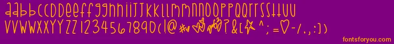 More about Slimeseason Font Slimeseason Font – Orange Fonts on Purple Background
