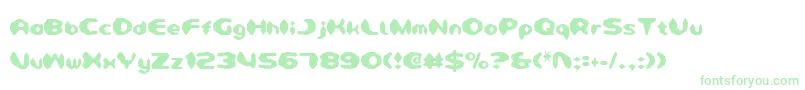 Detonv2c Font – Green Fonts on White Background