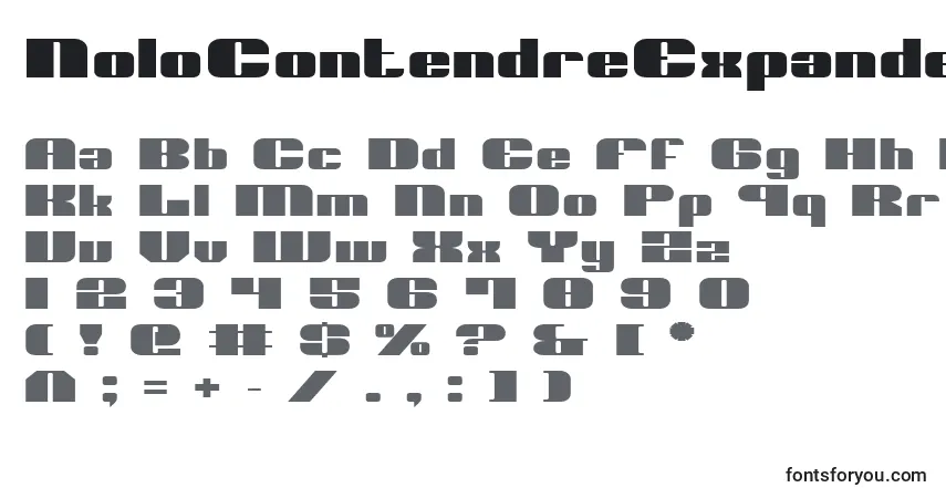 Police NoloContendreExpanded - Alphabet, Chiffres, Caractères Spéciaux