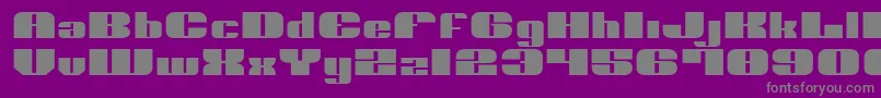 NoloContendreExpanded Font – Gray Fonts on Purple Background