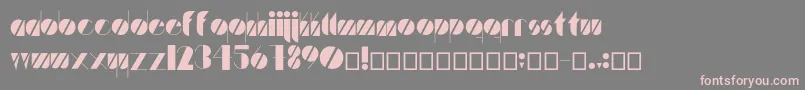 Artistica Font – Pink Fonts on Gray Background