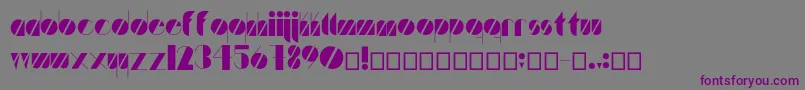 Artistica Font – Purple Fonts on Gray Background