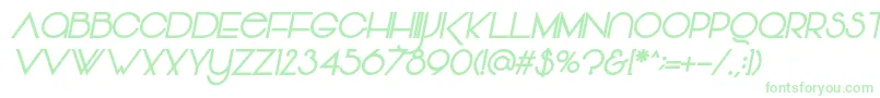 Vonique64BoldItalic Font – Green Fonts